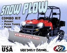 KYMCO UXV 700i - 2018-2022 - KFI UTV 60" Snow Plow Combo Kit