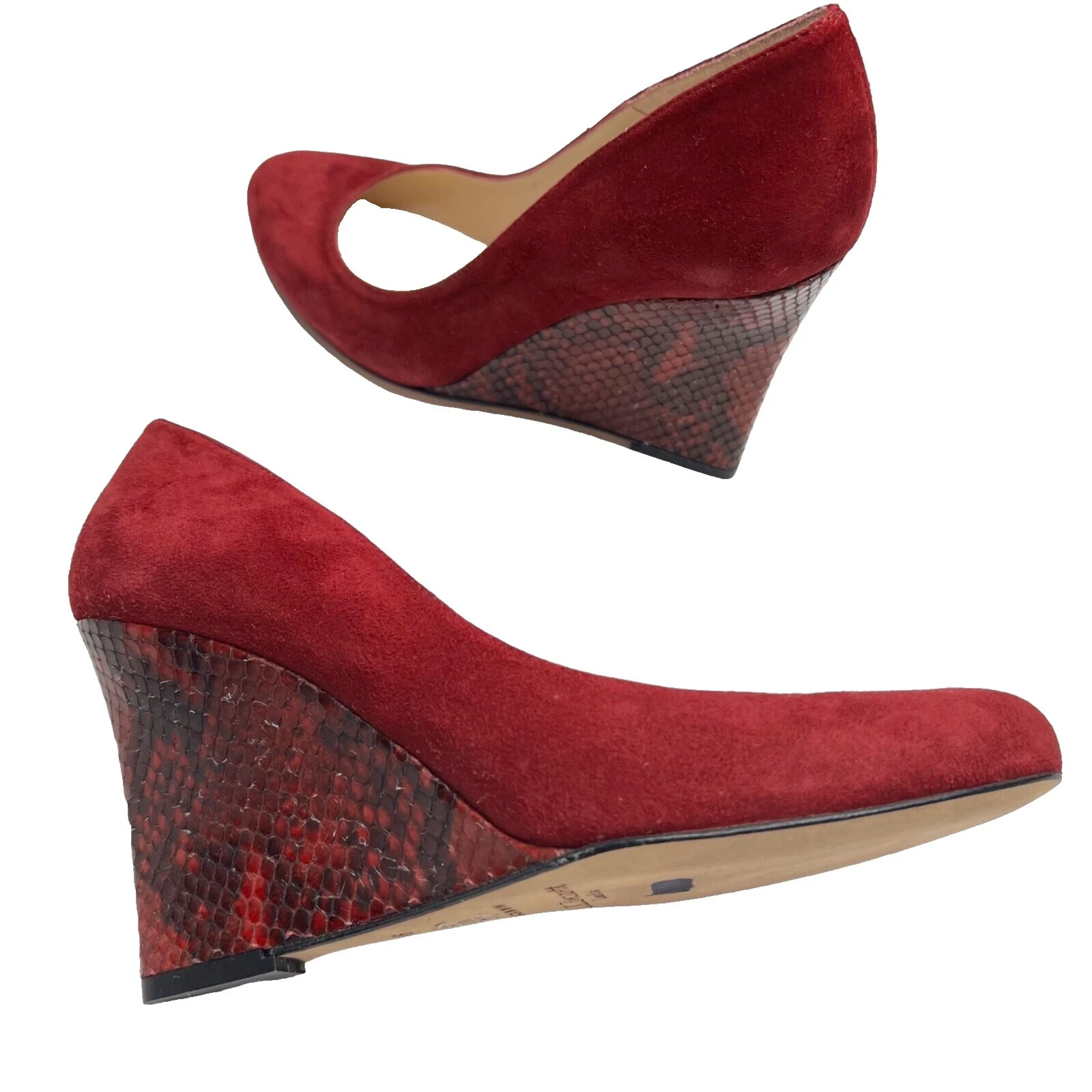 Tacones superior de gamuza CUÑA L.K. Bennett para Mujeres