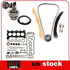 Timing Chain Kit Head Gasket Thermostat for 06-11 Honda Civic 1.8L SOHC