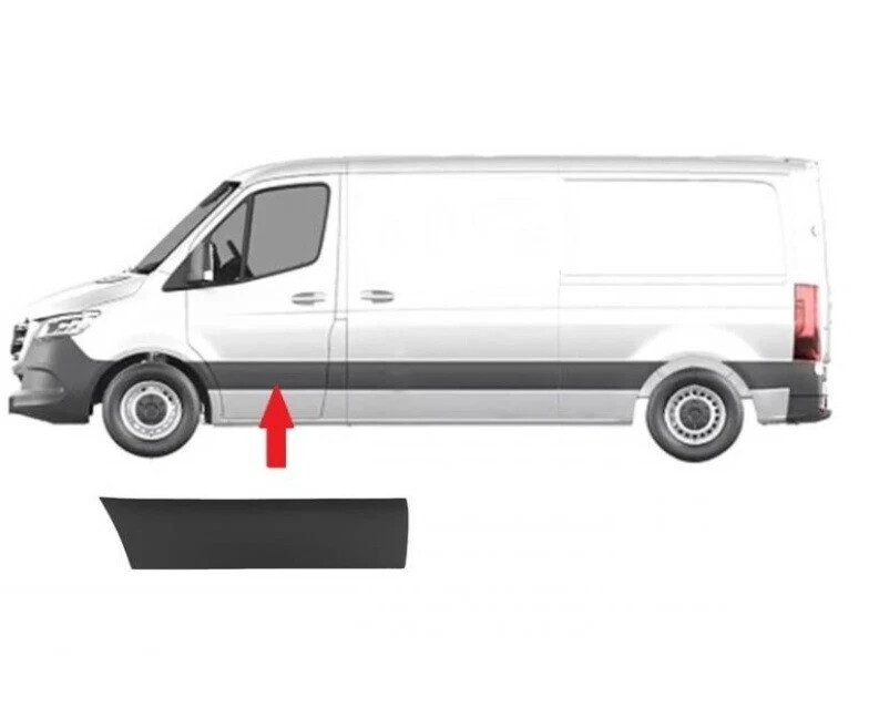 Baguette de porte gauche pour Mercedes Sprinter finition d'origine Premium A9106900200