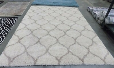 IVORY / BEIGE 8' X 10' Stained Rug, Reduced Price 1172596237 SGH280D-8