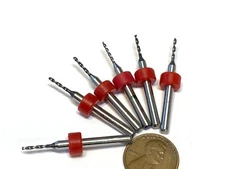 6 Pieces 1.2mm Micro Drill Bits 3D Printer Nozzle Cleaning PCB kit Extruder