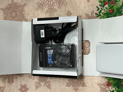 Samsung WB Series WB150F 14.2MP Digital Camera - Black for sale
