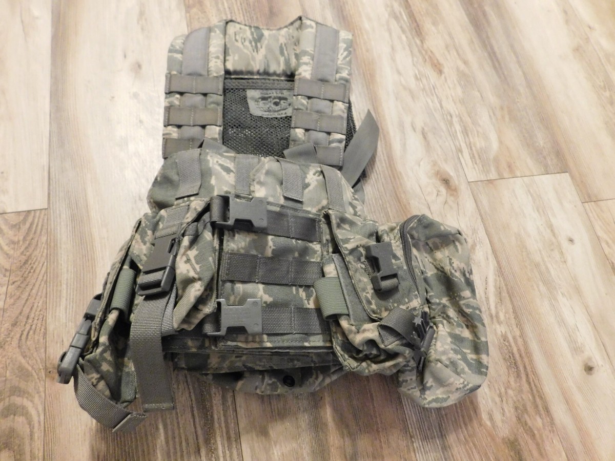 GCS ABU H GEAR LOAD BEARING VEST SIZE SMALL MEDIUM W/ POUCHES