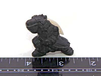 80 s Panosh Vintage Ninja Mites Banzai 26 Black Figure Toy Miniature Muscle
