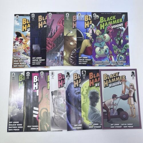 Black Hammer: Reborn/Visions Dark Horse Comics Lot of 13 Graphic Novels Fiction