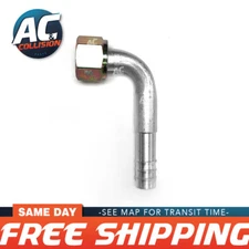 CLIMAPARTS Fitting 90 Degrees Female Standard Aluminum O-Ring #10