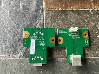 Set of 2 3D Systems Cube USB Port board 390100-04 RA