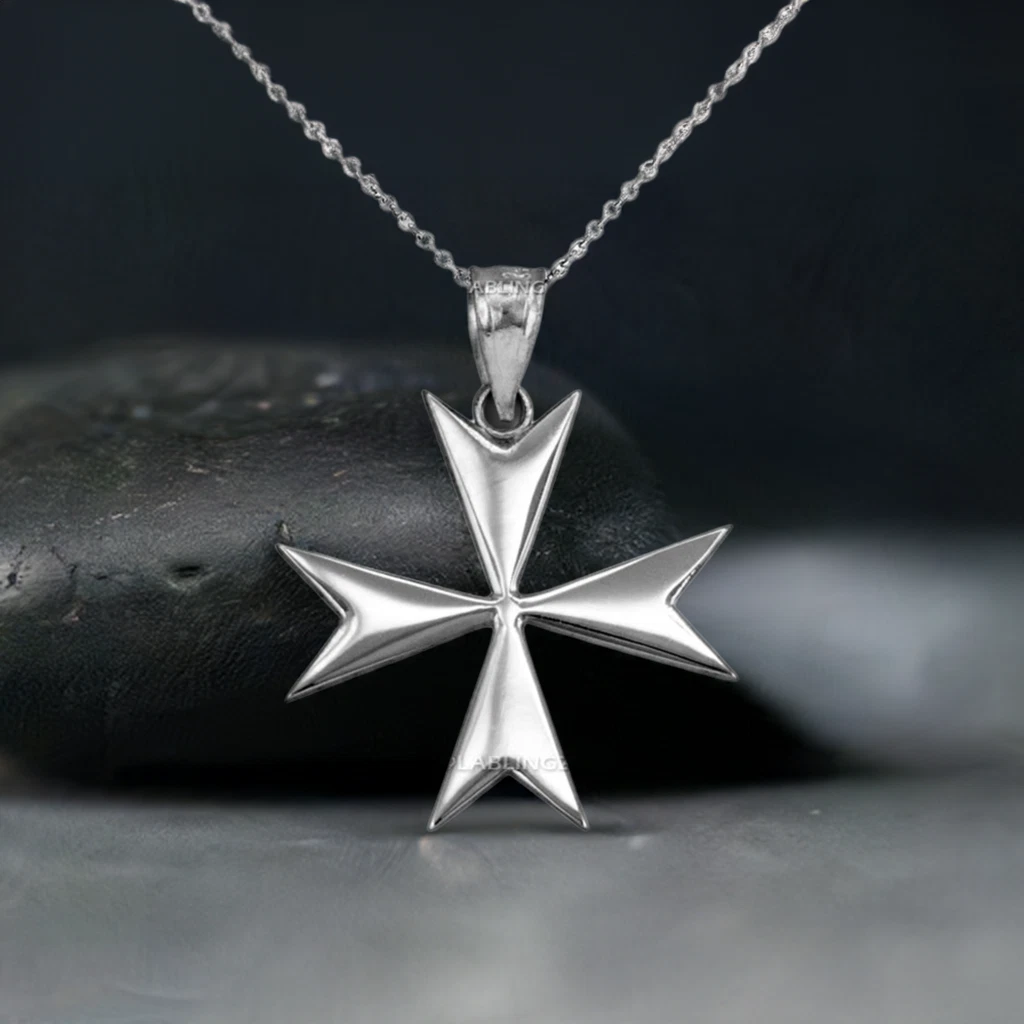maltese cross necklace products for sale | eBay