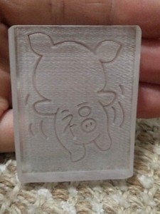 Soap Stamp Lucky Pig