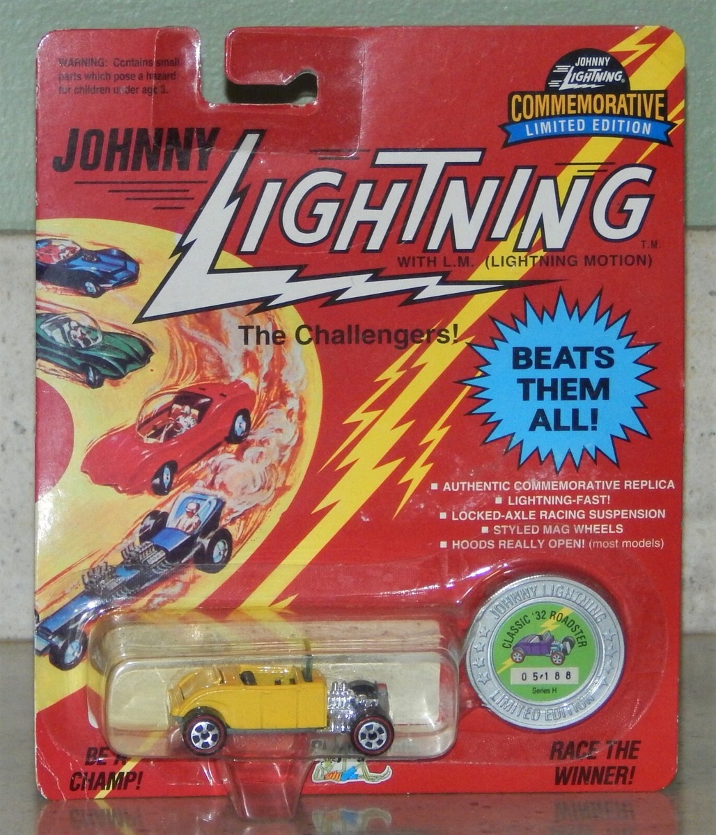 Vintage 1993 Johnny Lightning Commemorative Limited Edition Lot of