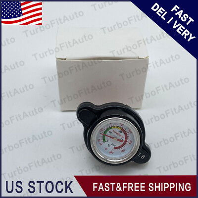 #ad Tusk High Pressure Radiator Cap w Temp Gauge 1.8 Bar For Kawasaki KX250F 450F $21.80