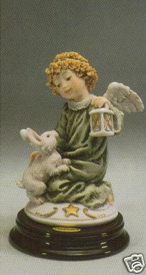 ジュゼッペ アルマーニ 天使と小さなウサギ 723C 1997年製フローレンス社 Giuseppe Armani (CHERUB WITH LITTLE RABBIT) 723C | eBay