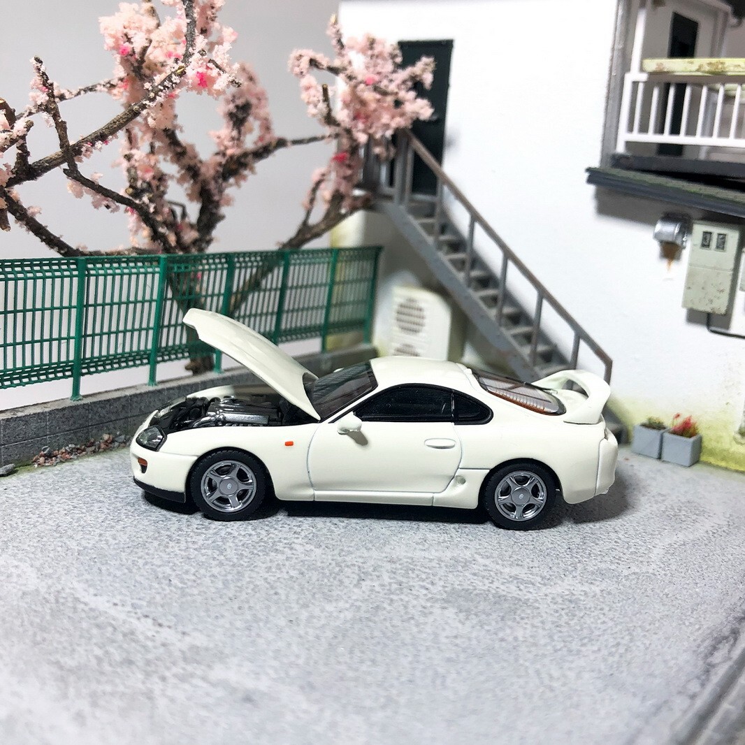LCD 1/64 Scale Toyota Supra A80 White Diecast Model Car Toy NIB | eBay
