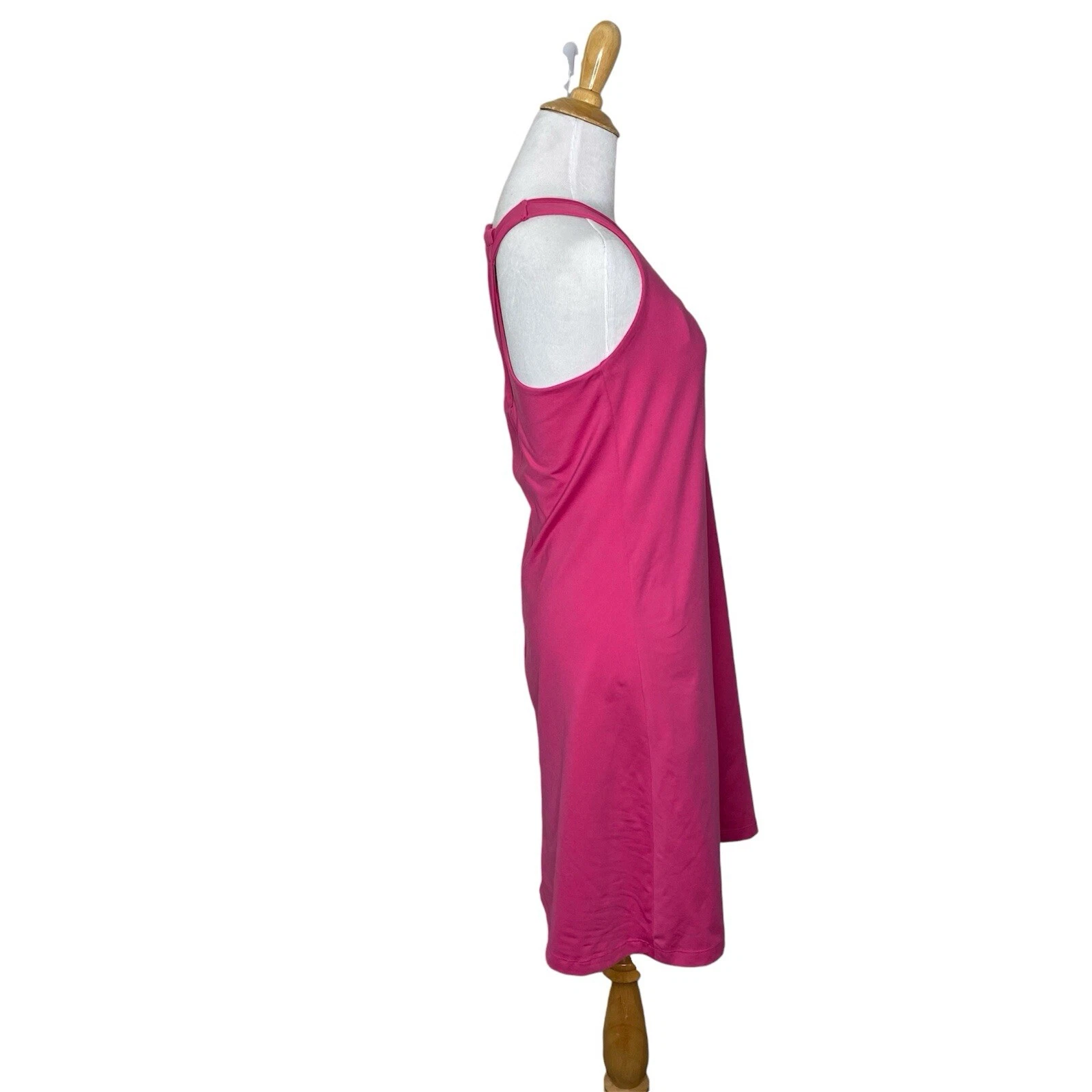 VETEMENTS Abito Tennis Athleta Rosa Senza Maniche Racerback Asciugatura Rapida Consapevole Taglia S