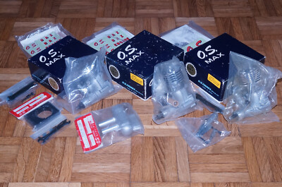 OS Max 21 FSR-C Mk1, 2 & 3 Sammlung 1/8 RC Auto Rennmodell Motoren x3 Vintage