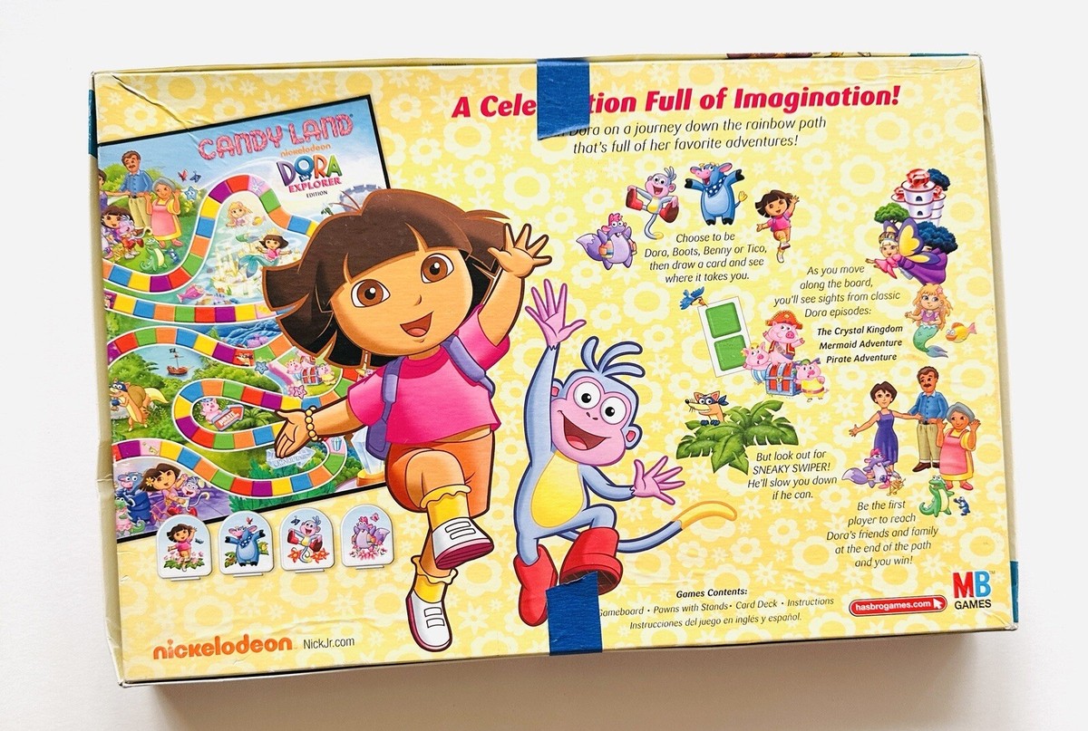 Milton Bradley Nickolodean Dora The Explorer Candy Land Board Game