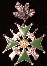 Sch&uuml;tzenstern;  Sch&uuml;tzenfest 1971, 835 Silber, emailliert, Zielscheibe;