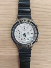 Orologio Chronostar Action Cronografo W.R. 5 atm Alluminio Caucciù 38 mm Vintage
