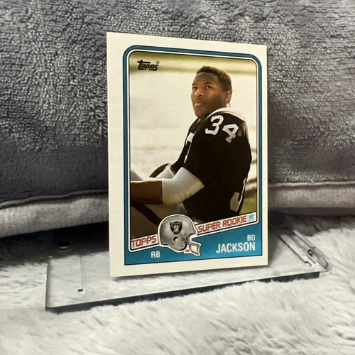 1987 TOPPS BO JACKSON RC Rookie #327 LOS ANGELES RAIDERS - Picture 2 of 6