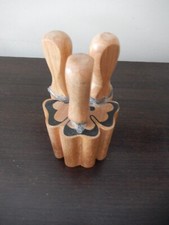 Mulino Bianco - Fior di Tavola - Set Coltelli da Formaggio con Ceppo di legno