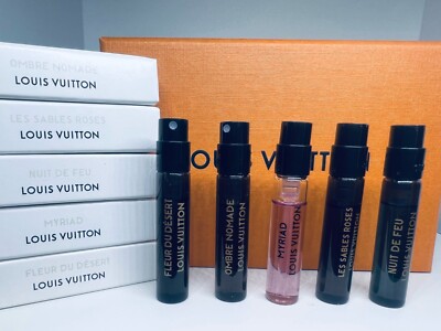 Louis Vuitton Oud Wood Perfumes Collection Sample Vials Spray