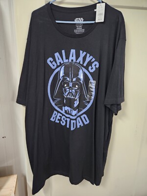 Shirt 5XL Star Wars Darth Vader ''Galaxy's Best Dad'' Size XXXXXL 