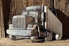 Vintage Pewter Truck Belt Buckle 240 The Great American Chicago Buckle Company