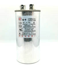 CBB65-A 10uF 450VAC 50/60Hz Air Conditioner Appliance Motor Run Start Capacitor