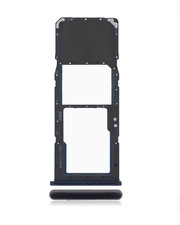 Single Sim Card Tray Compatible For Samsung Galaxy A70 A705 / 2019  Black 