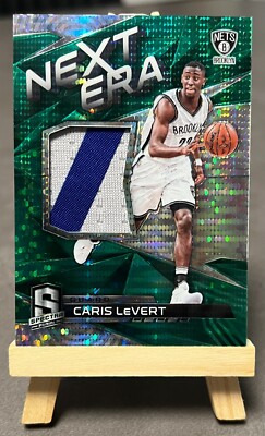 2016-17 Panini Spectra Next Era Green /5 Patch - Caris LeVert #14 / Nets