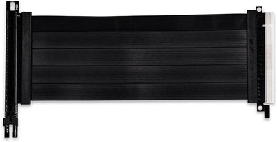 PW-PCI-420 Premium PCI-E 16X 4.0 Black Extender Riser Cable Length 200Mm (7.87 I