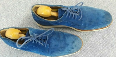 Cole Haan Grand.OS Blue Suede Oxfords Cole Haan | Shoes | Cole Haan Grandos Blue Suede Oxfords  main image 2