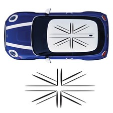 F56 Union Jack Roof Vinyl Decal Sticker Graphic For Mini Cooper  S JCW One