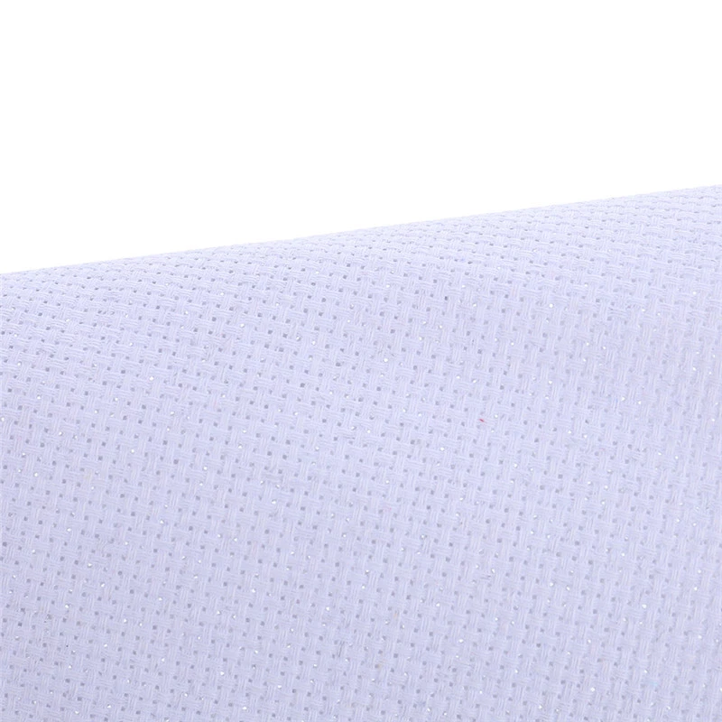 White Cotton 11CT Aida Cloth Cross Stitch Fabric Use for Embroidery Accessory - Image 2 of 2