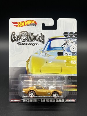Hot Wheels - Gas Monkey Garage - '68 Corvette - Gas Monkey - Gold A6