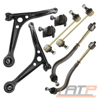 QUERLENKER+KOPPELSTANGEN+SPURSTANGENKOPF SATZ SET FÜR VW SHARAN 7M BJ 95-2010