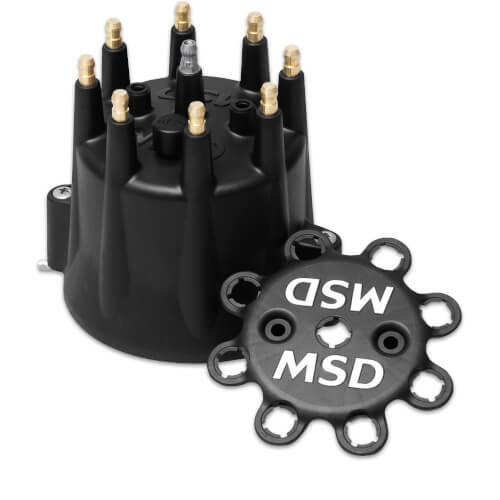 MSD 84333 Distributor Cap Male HEI Pro Billet Sbc Bbc Chevy Big