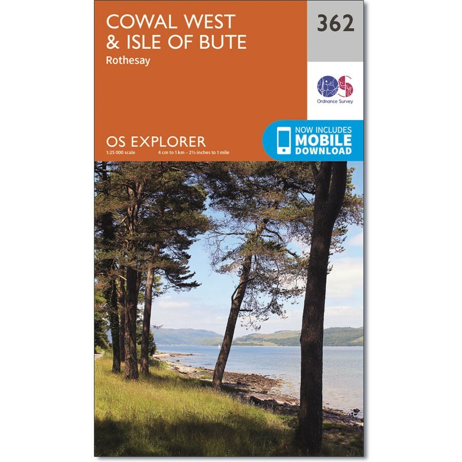 Cowal West and Isle of Bute by Ordnance Survey (Sheet map, folded) - Image 8