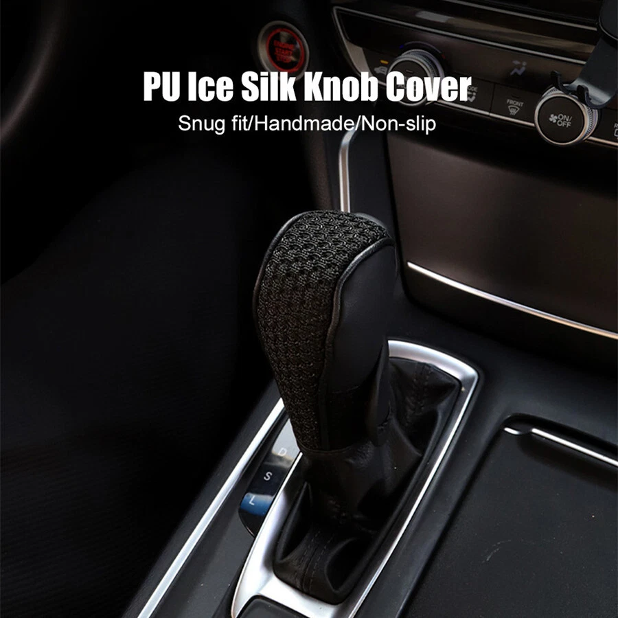 Car Gear Shift Cover Gear Shift Cover Shifter Protector Ice Silk Car Accessories - Image 2 of 4