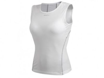 Craft Damen Pro Cool Sleeveless white, Funktionsunterwäsche