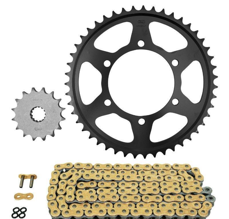 Kit chaîne moto Triumph 675 Street Triple pas 525 pignon 16 couronne 47 dents Afam