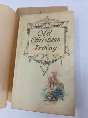 Old Christmas by Washington Irving Barse & Hopkins c.1910 HC w/ Box Art Deco - Picture 5 of 7
