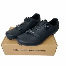 Milazzo Men's Cycling Shoes Compatible with Look Delta Cleats and SPD Size 12