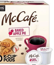 McCafe Baked Apple Pie K Cup Coffee Pods 120 Total Count Light Roast Arabica