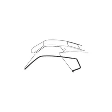 Scott Drake C9ZZ-6351222-3C Roof Rail Weatherstrip Fastback