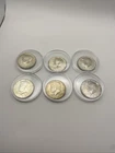 1965-1968 Kennedy Half Dollars 40% Silver VG To Near MS Lot Of 6 Coins-Beautiful