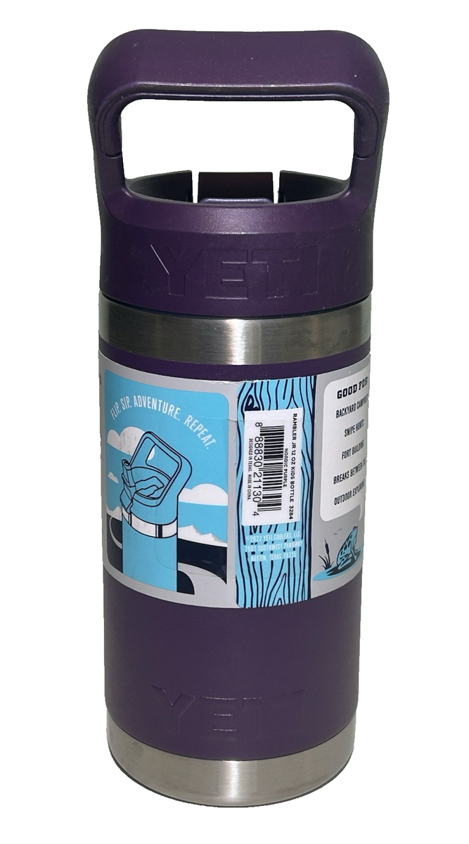 YETI Rambler 12オンス ストローキャップ付き ピークパープル Yeti Coolers Rambler 12 oz. Bottle with Hotshot Cap Peak Purple