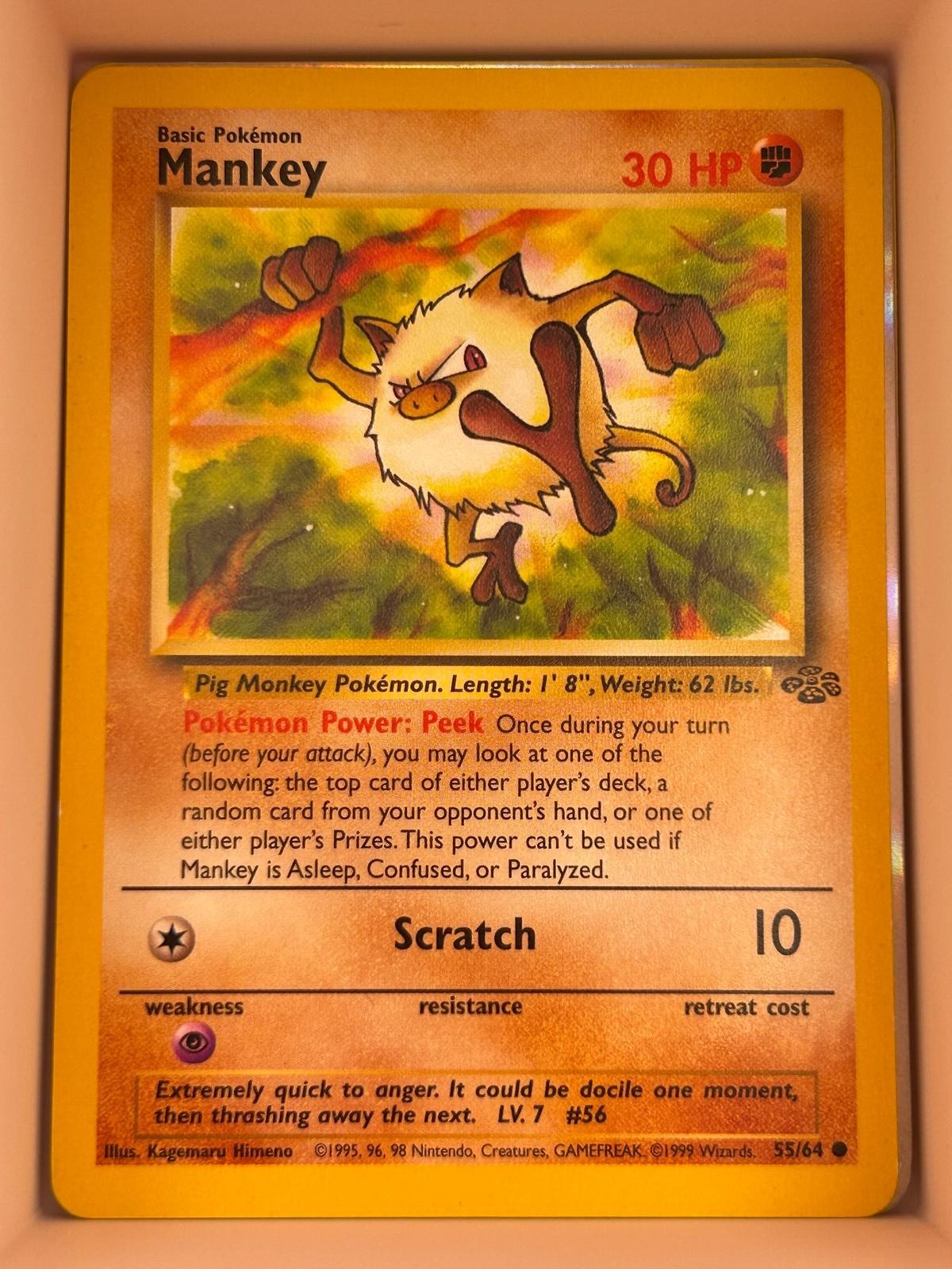 Jungle #55/64 Mankey