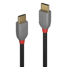 Image of Lindy 1m USB 2.0 Type C Cable Anthra Line